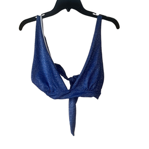 shein Sparkling Blue adjustable bikini top